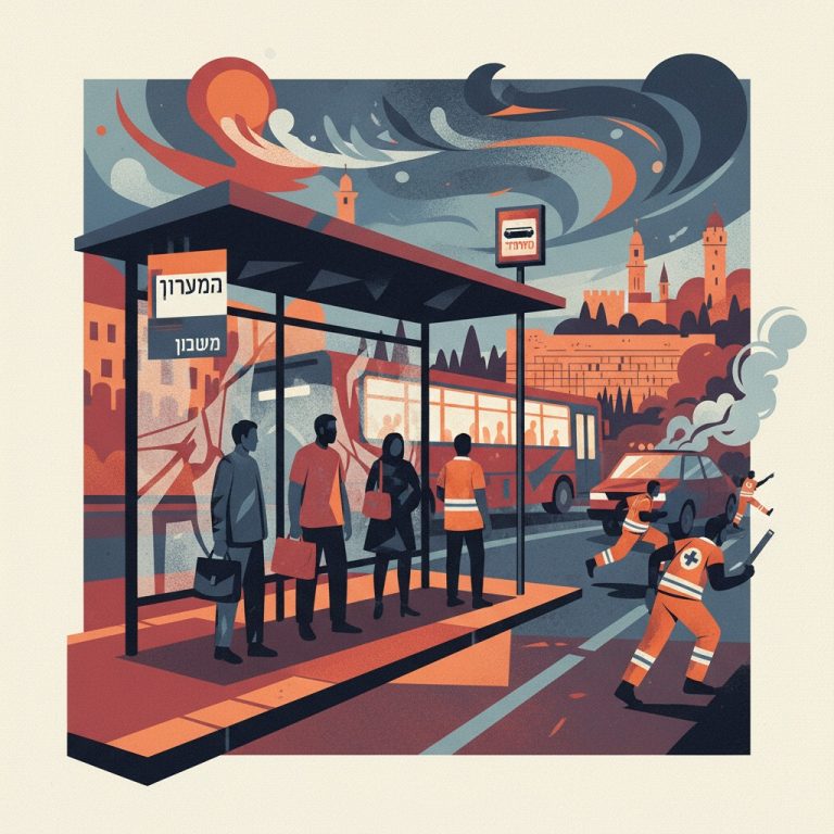 Five People Killed in a Shooting Attack at the Ramot Junction in Jerusalem