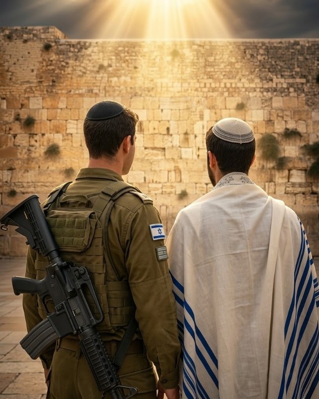 Photo by LoveIsrael.com on March 13, 2026. May be an image of the Western Wall and text.
